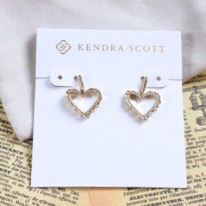 Kendra Scott Gold Drop Earrings - Sophee heart
